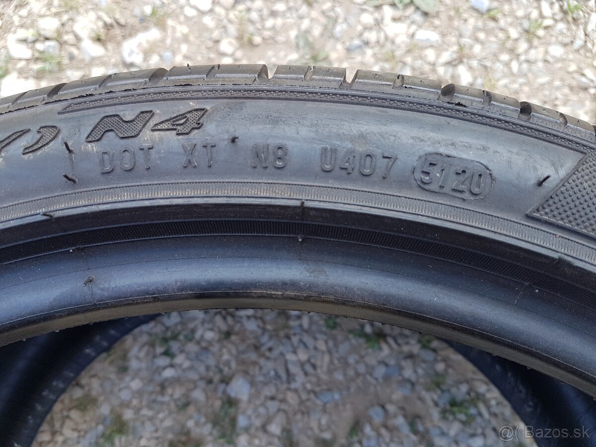 285/30 r18 letné pneumatiky 2ks Pirelli DOT - 7