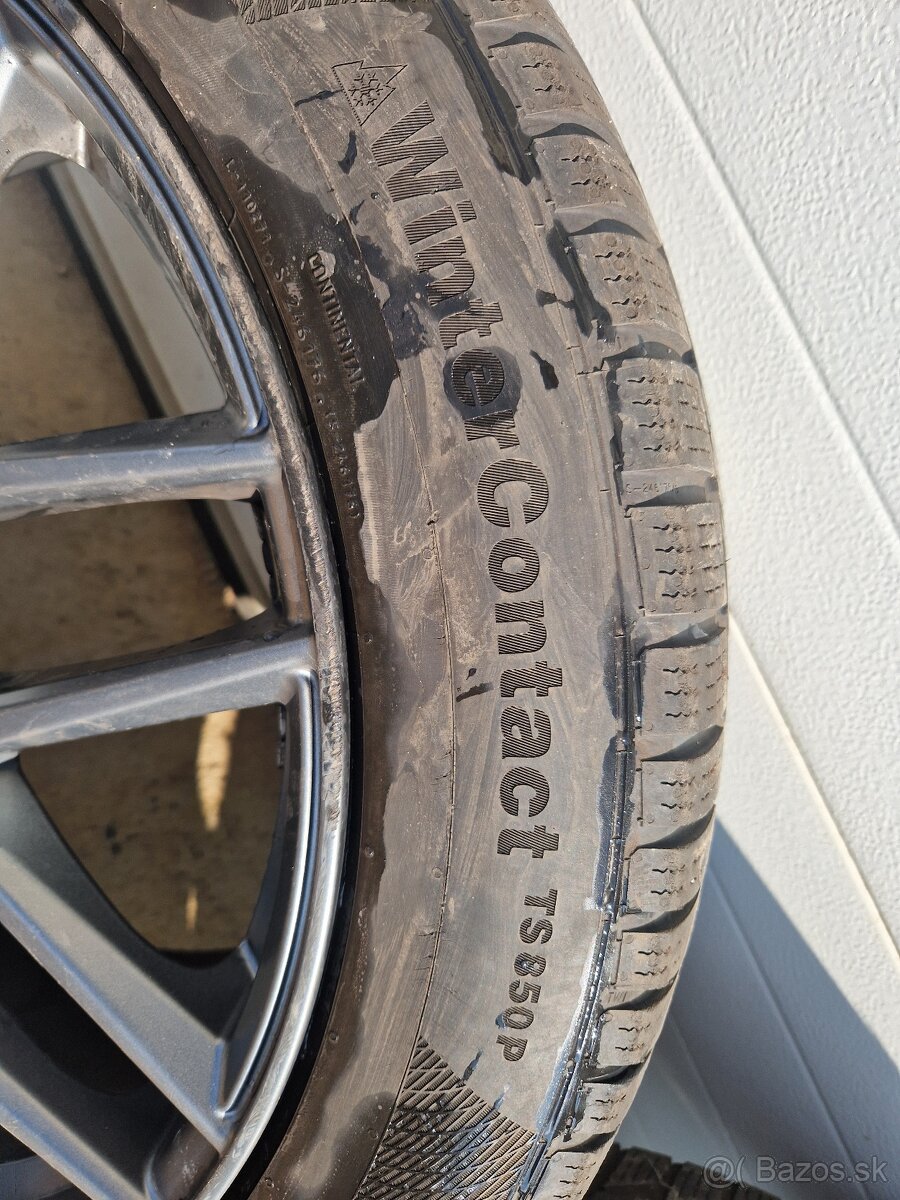 Sada 22" Mercedes disky + zimní pneu Continental WinterCont - 7