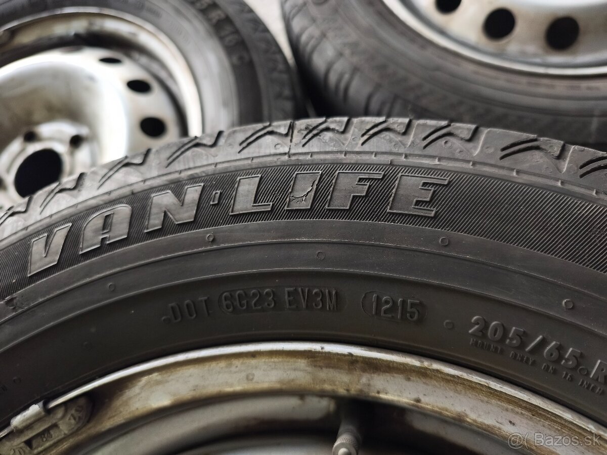 kolesá 5x118 r16 Trafic Vivaro letné pneumatiky 205/65r16C - 7
