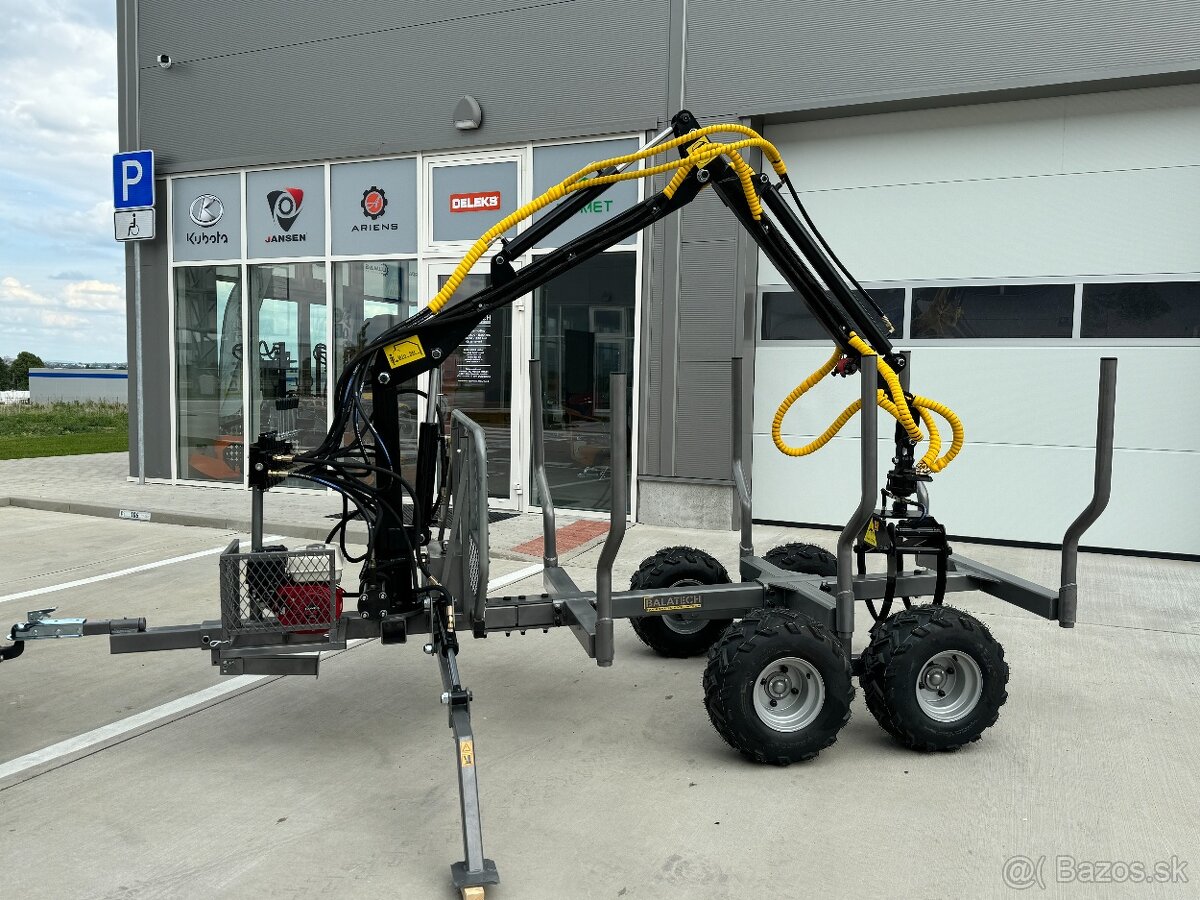 Vývozka - príves na drevo JANSEN HRW-30 3T - 7