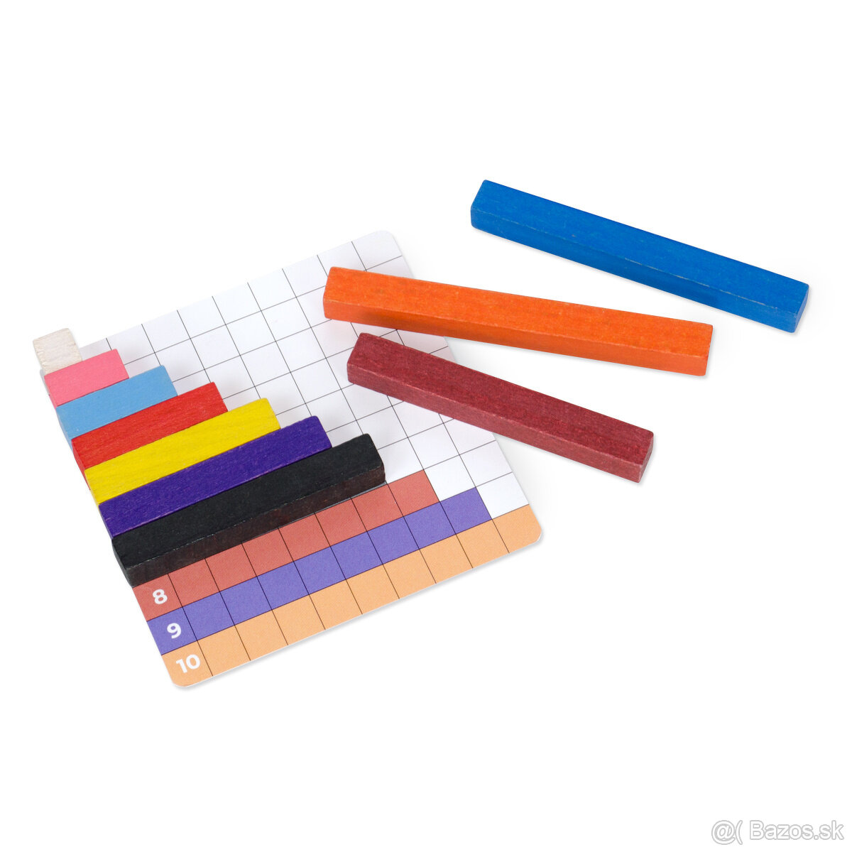 Montessori počítacie paličky drevené, nové, nerozbalené - 7