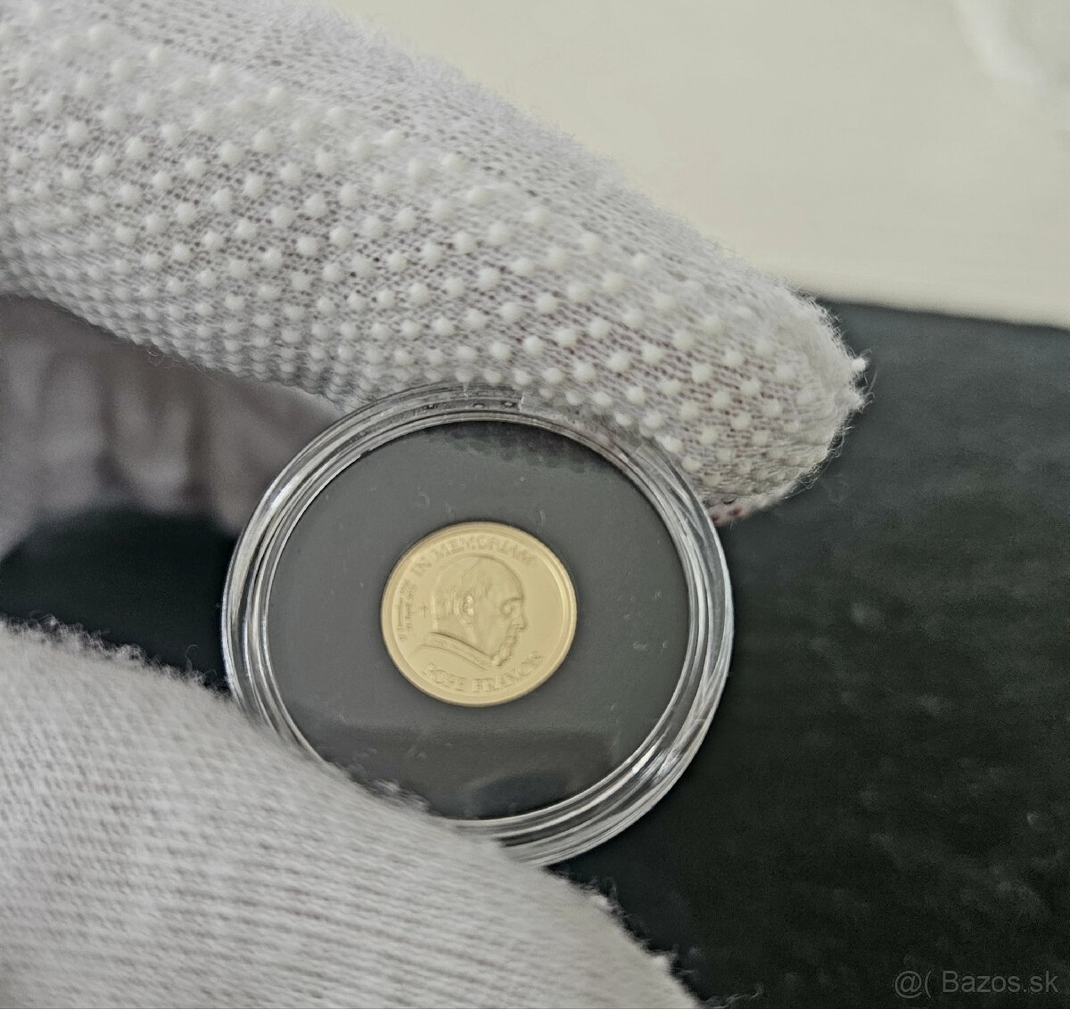 IN MEMORIAM Pápež František 1oz Ag a 0,5g Au mince - 7