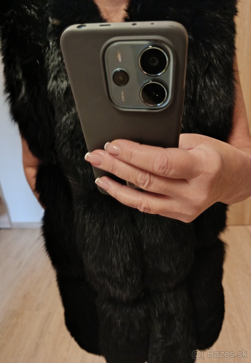 Vesta - pravá koža a kožušina - 7