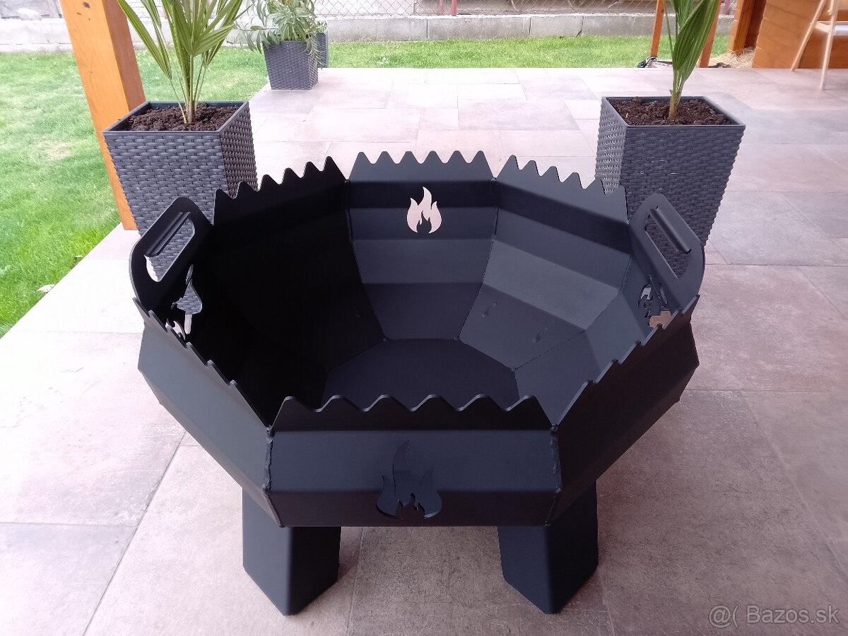 Záhradné Ohnisko kvalitné 4MM hrubka - 7