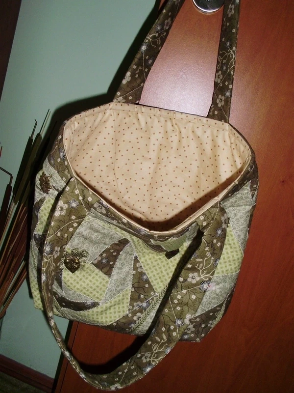 Handmade látkové patchwork kabelky, taštičky, quilty - 7