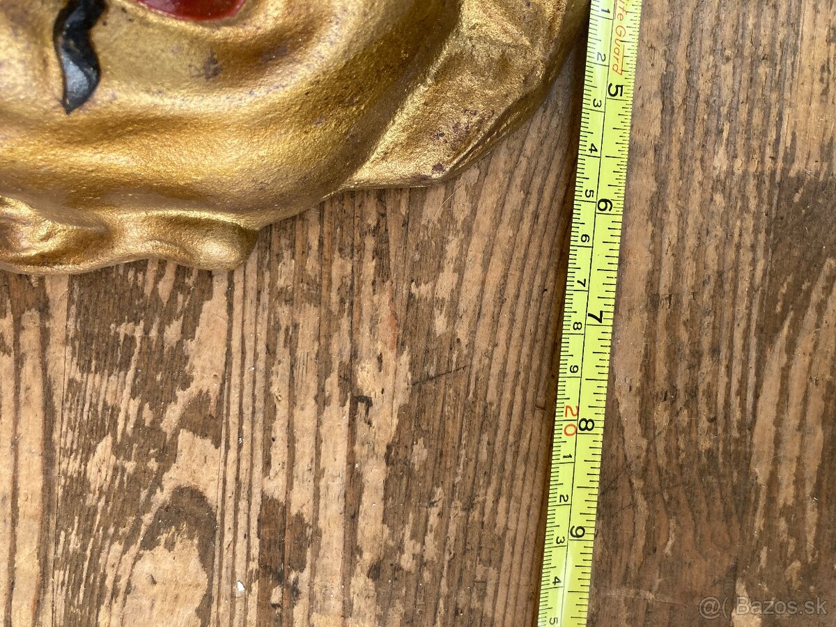 Stará litinová maska - 7