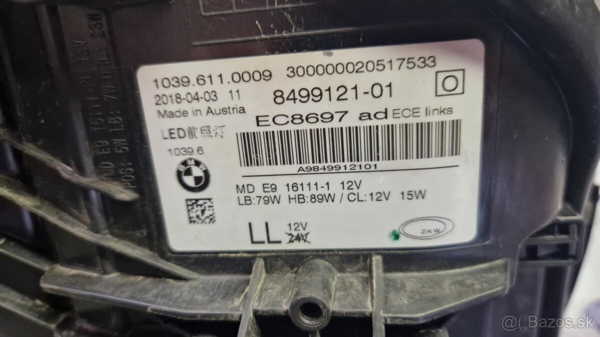 Svetlomet BMW G30 G31- LED ADAPTIVE - 7