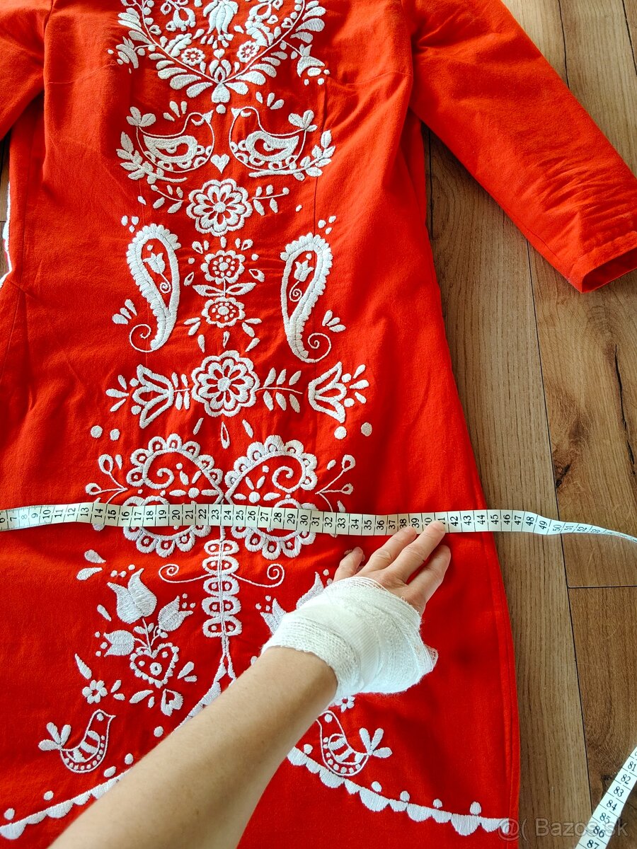 Folklórne šaty, spoločenské šaty, šaty na svadbu no - 7