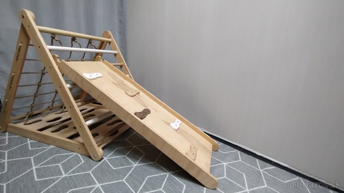 3 stranný bukový Piklerovej trojuholník montessori - 7