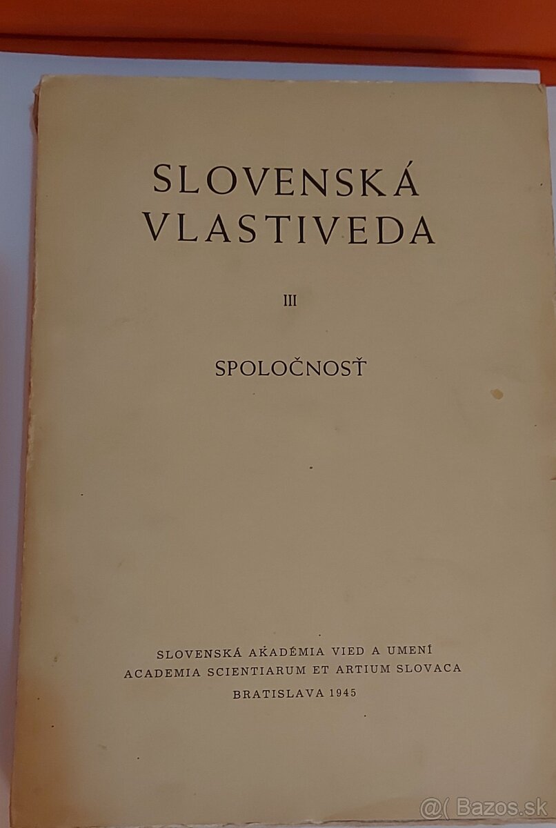 SLOVENSKÁ VLASTIVEDA, komplet vydanie. - 7