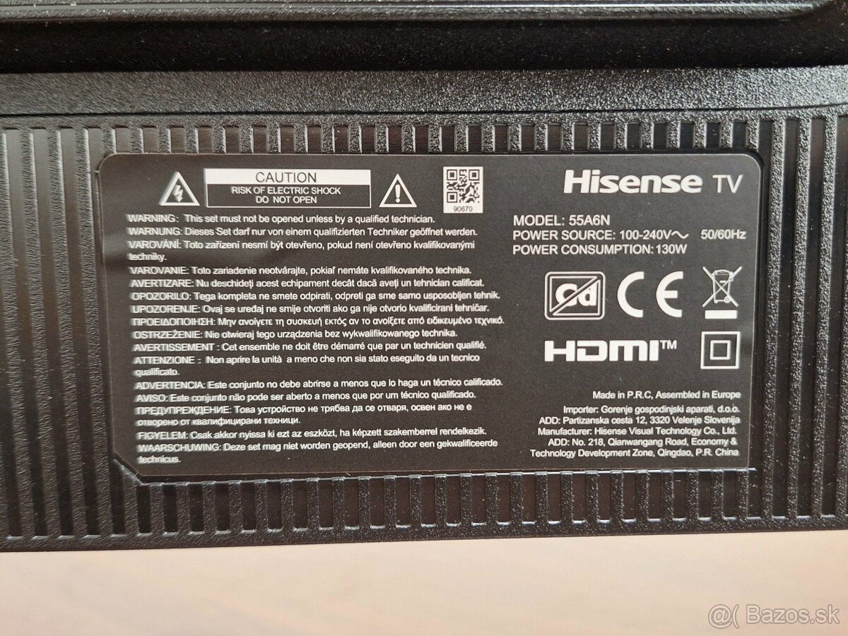 Hisense 55A6N, záruka do 6/2027 - 7