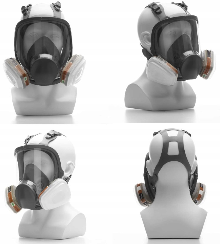 Celotvárová maska 3M + filtre - 7