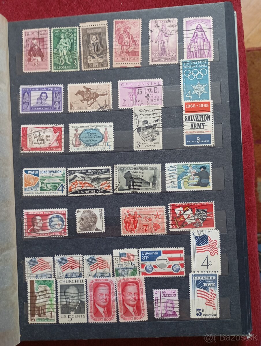 Album známok USA - 7