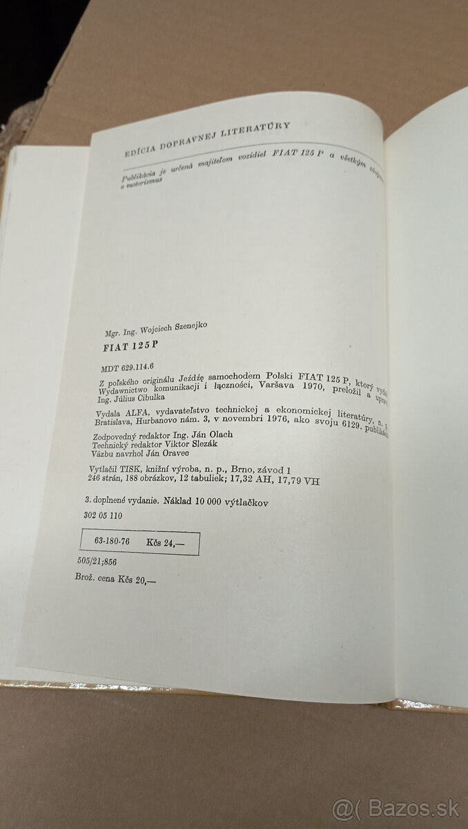 Fiat 125p príručka, návod k obsluhe... - 7