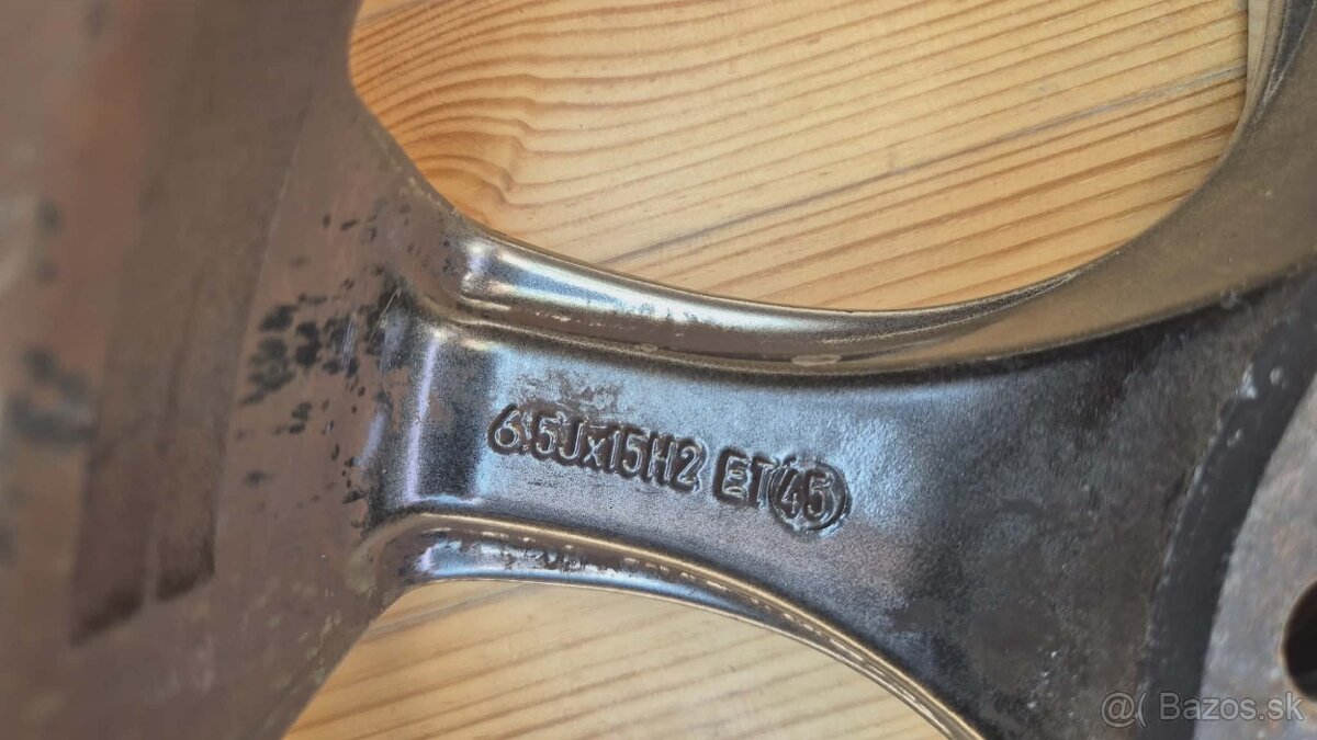 4 Alu disky 6,5Jx15.....roztec 112 ....ce - 7