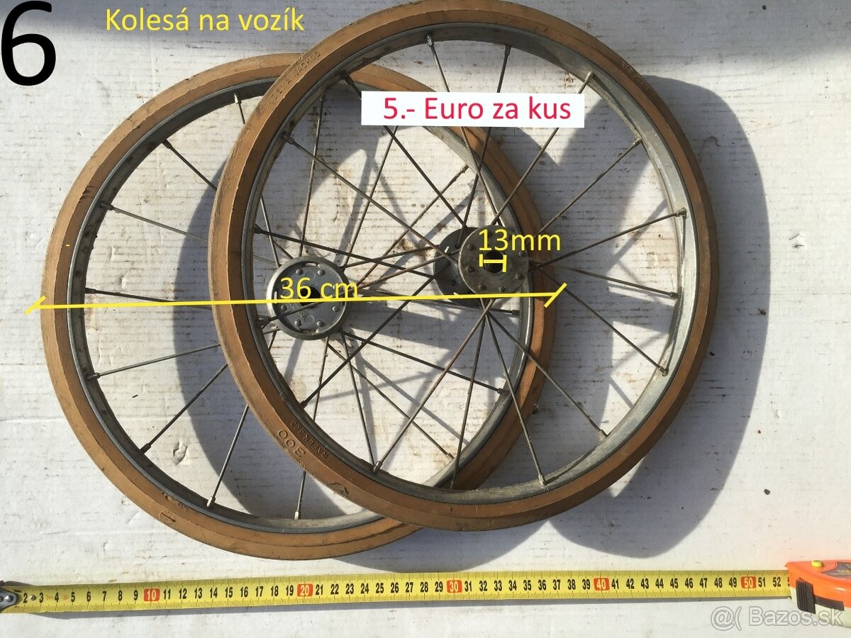 Kladky závesné a plné kolesá na vozíky - 7
