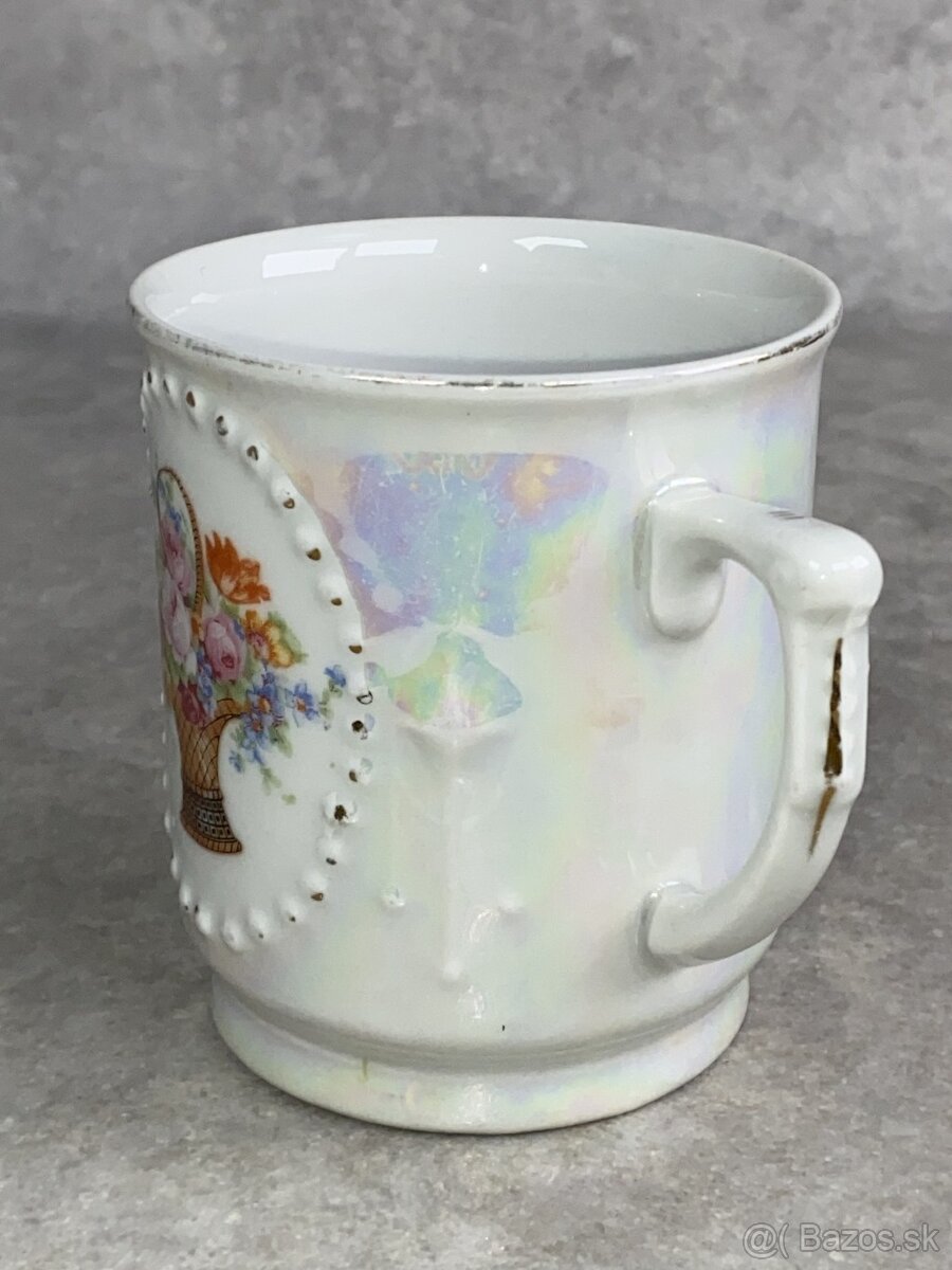 Starožitné porcelánové šálky - 7