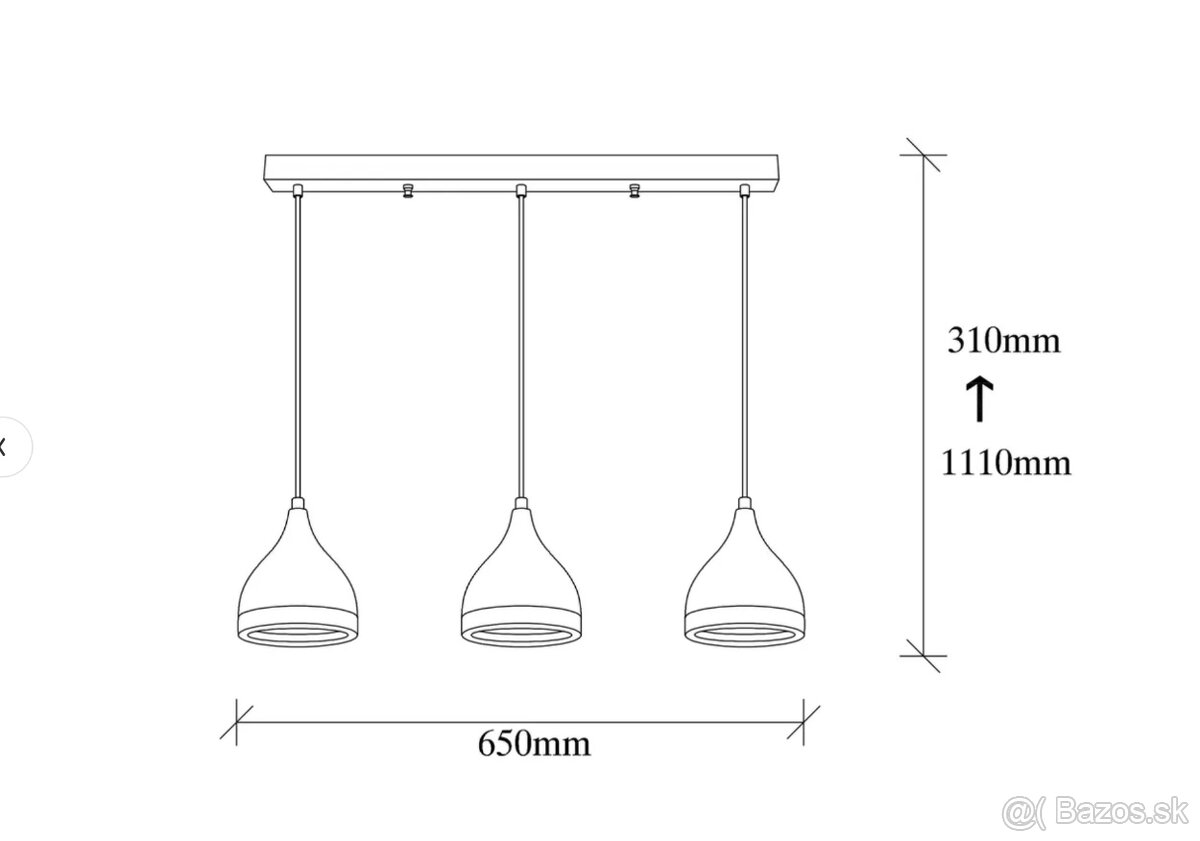 NOVÉ Závesné svietidlo Opviq lights Yildo za 70E - 7