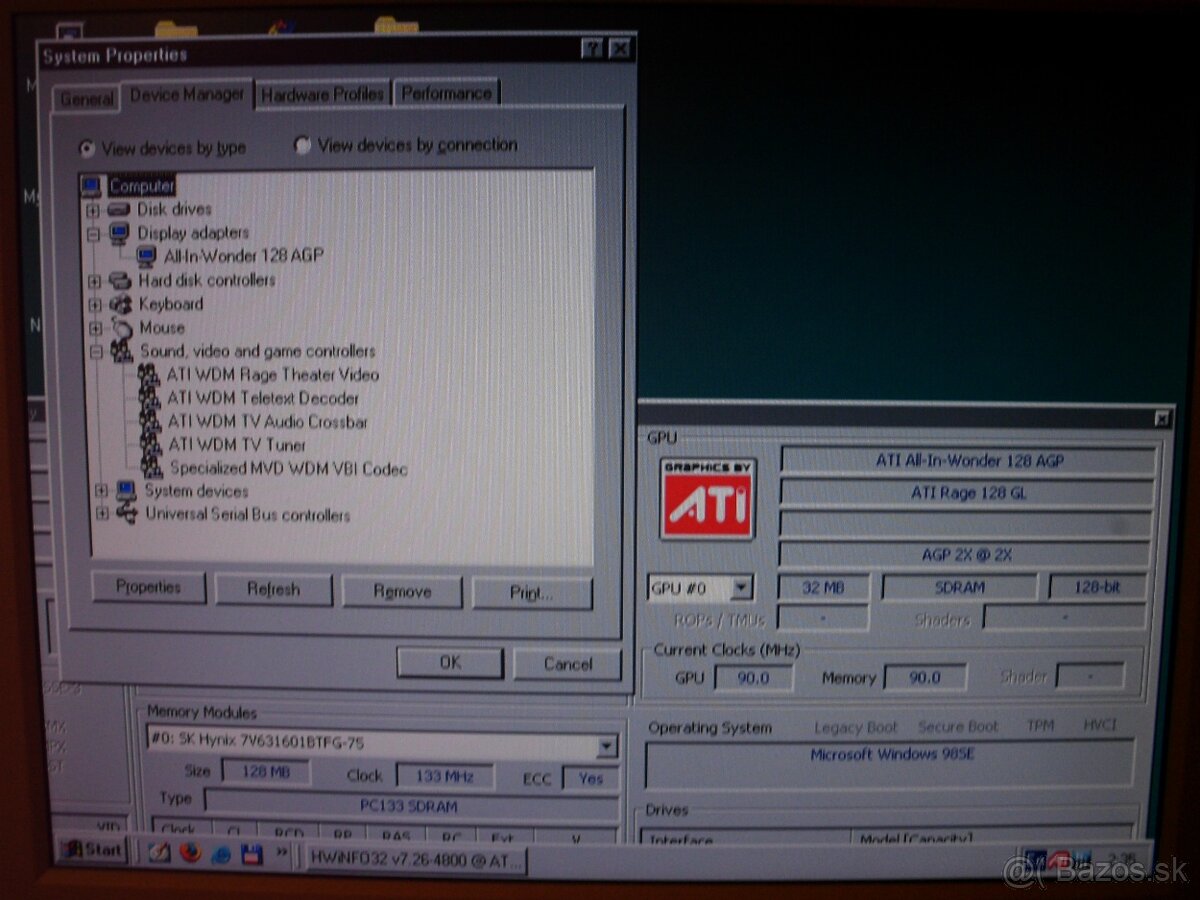 Retro grafická karta ATi All-in-Wonder 128 32MB AGP - 7
