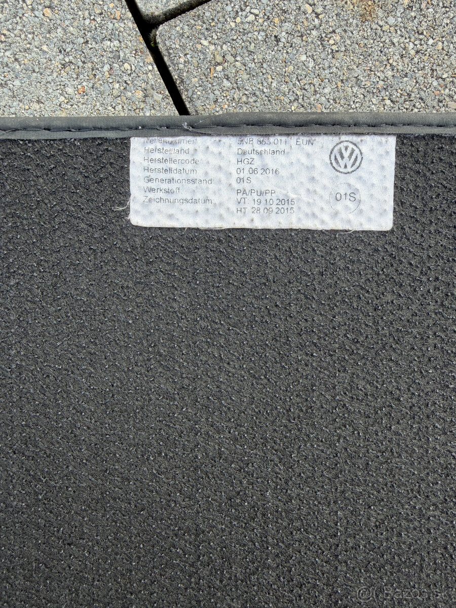 Originálne textilné koberce VW Tiguan II (2016 – 2024) - 7