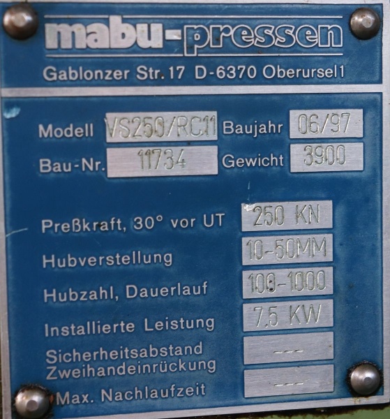 Lis rychloběžný VS 250, MABU - 7