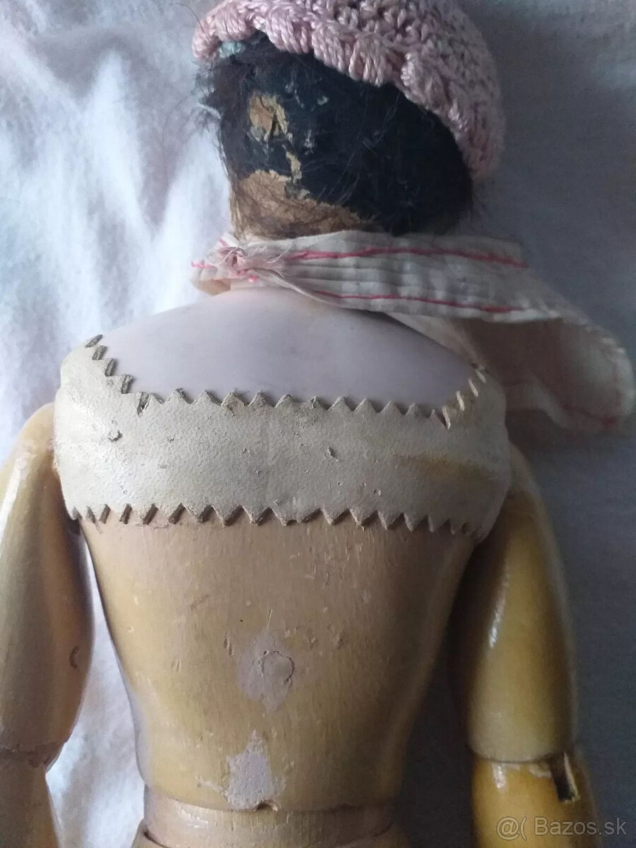 Stará bábika na reštaurovanie. Označte pre identifikáciu. - 7