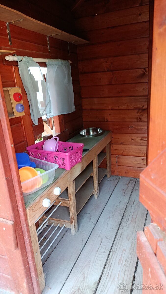 Detský drevený záhradný dom - 7
