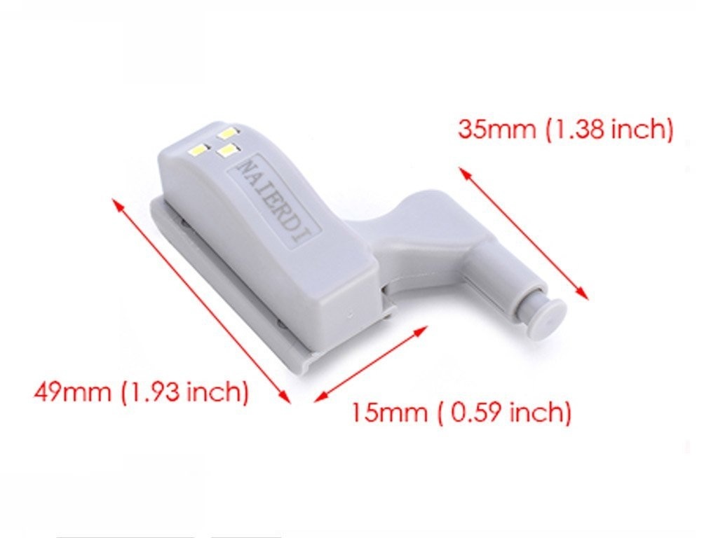 Automatické LED osvetlenie na pánty do skrine - 7