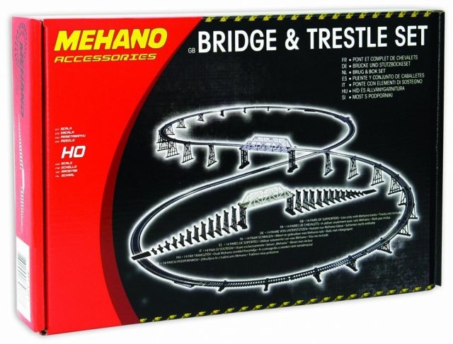 H0 vláčik železničný most set novy - 7