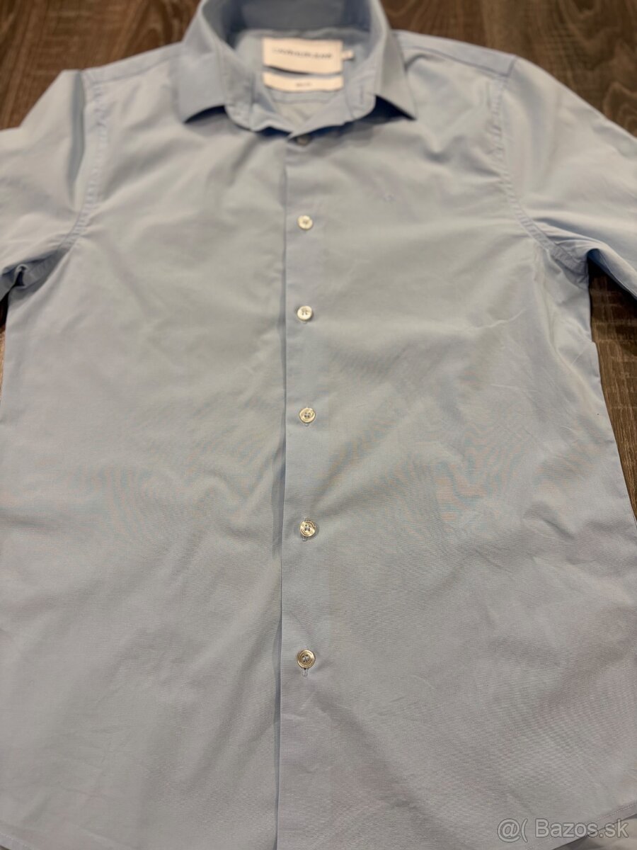 Calvin Klein panska slim fit kosela S - 7