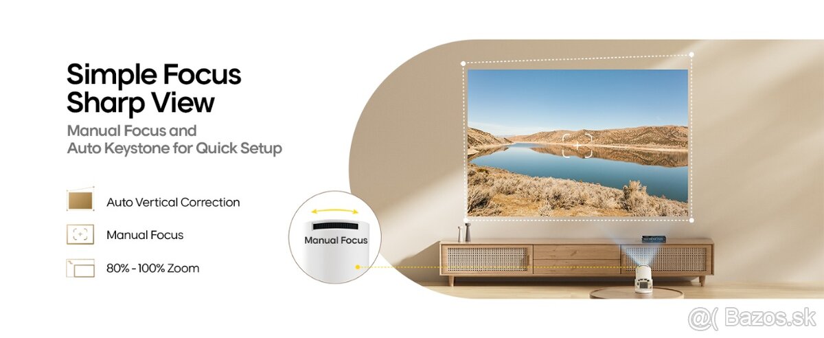 Nový projektor MAGCUBIC 8K/Wi‑Fi 6 - 7