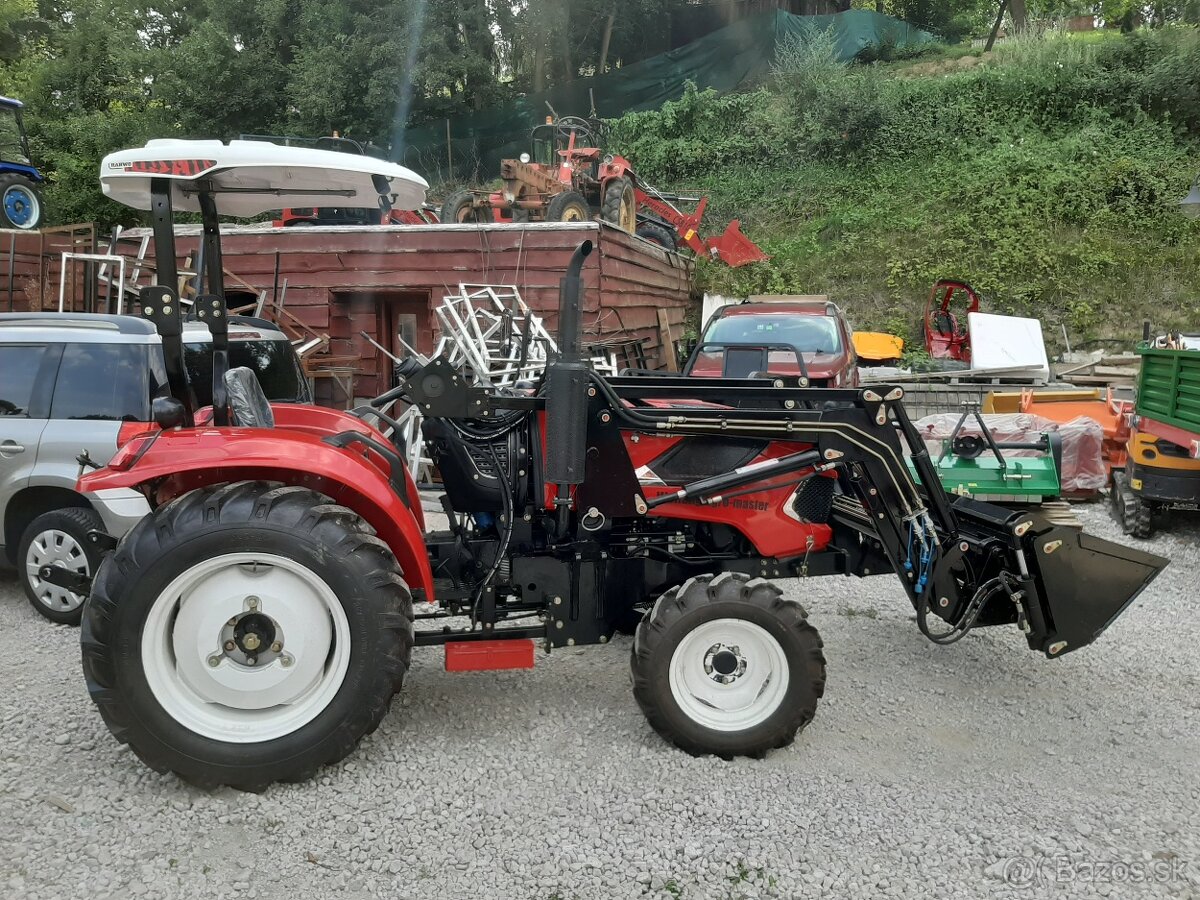 Predám malotraktor 40hp 4x4 + čelny nakladač - 7