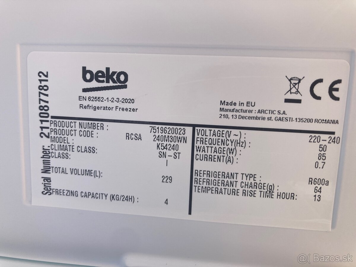 Chladnička s mrazničkou - 7