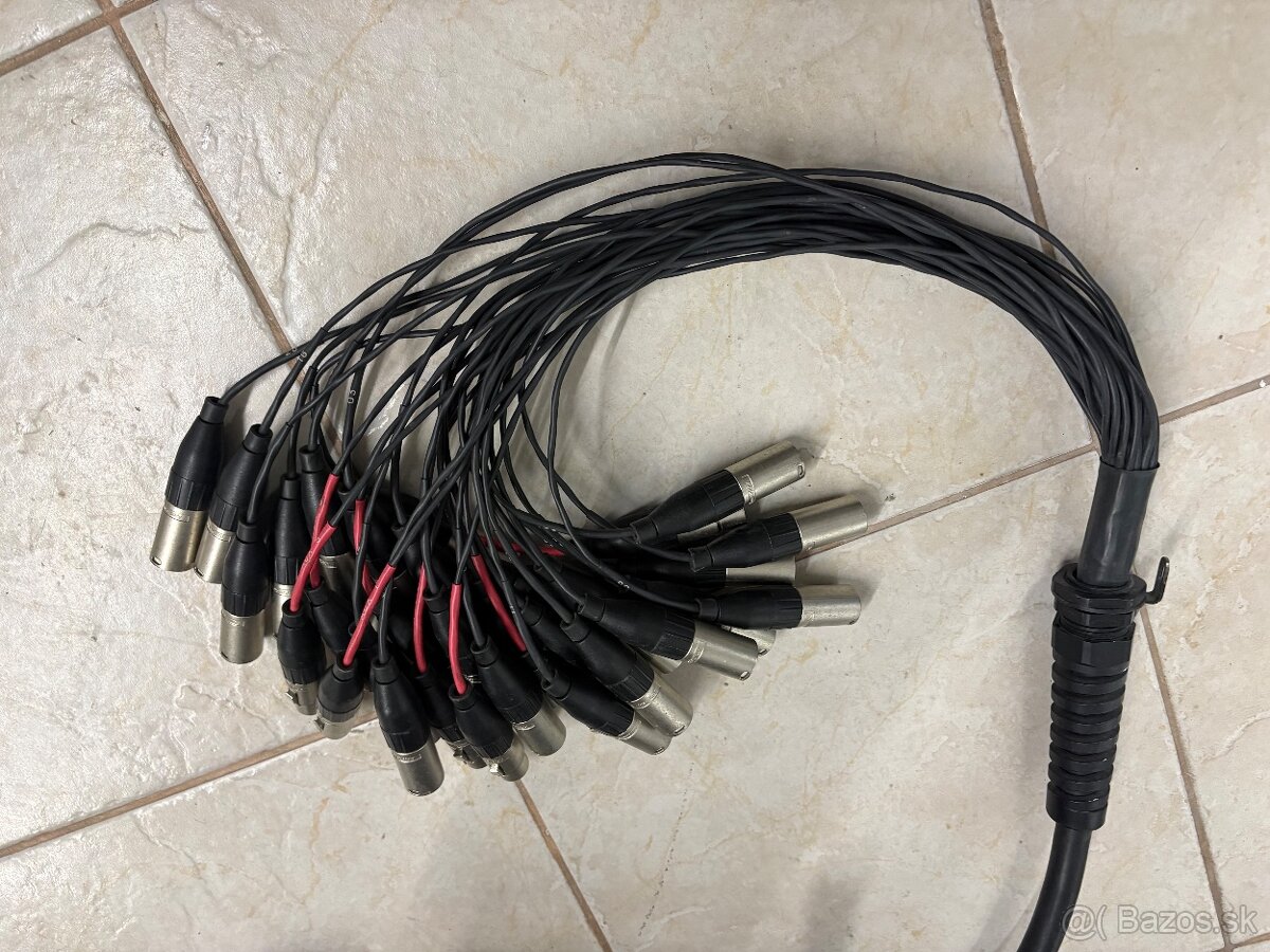 Predám Multikábel Multicore 24/8 - 30m - 7