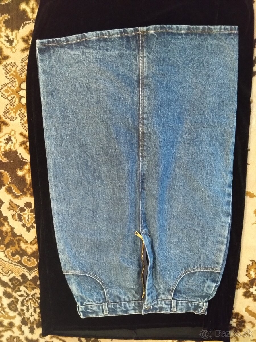 Nohavice, rifle a riflová sukňa - 7