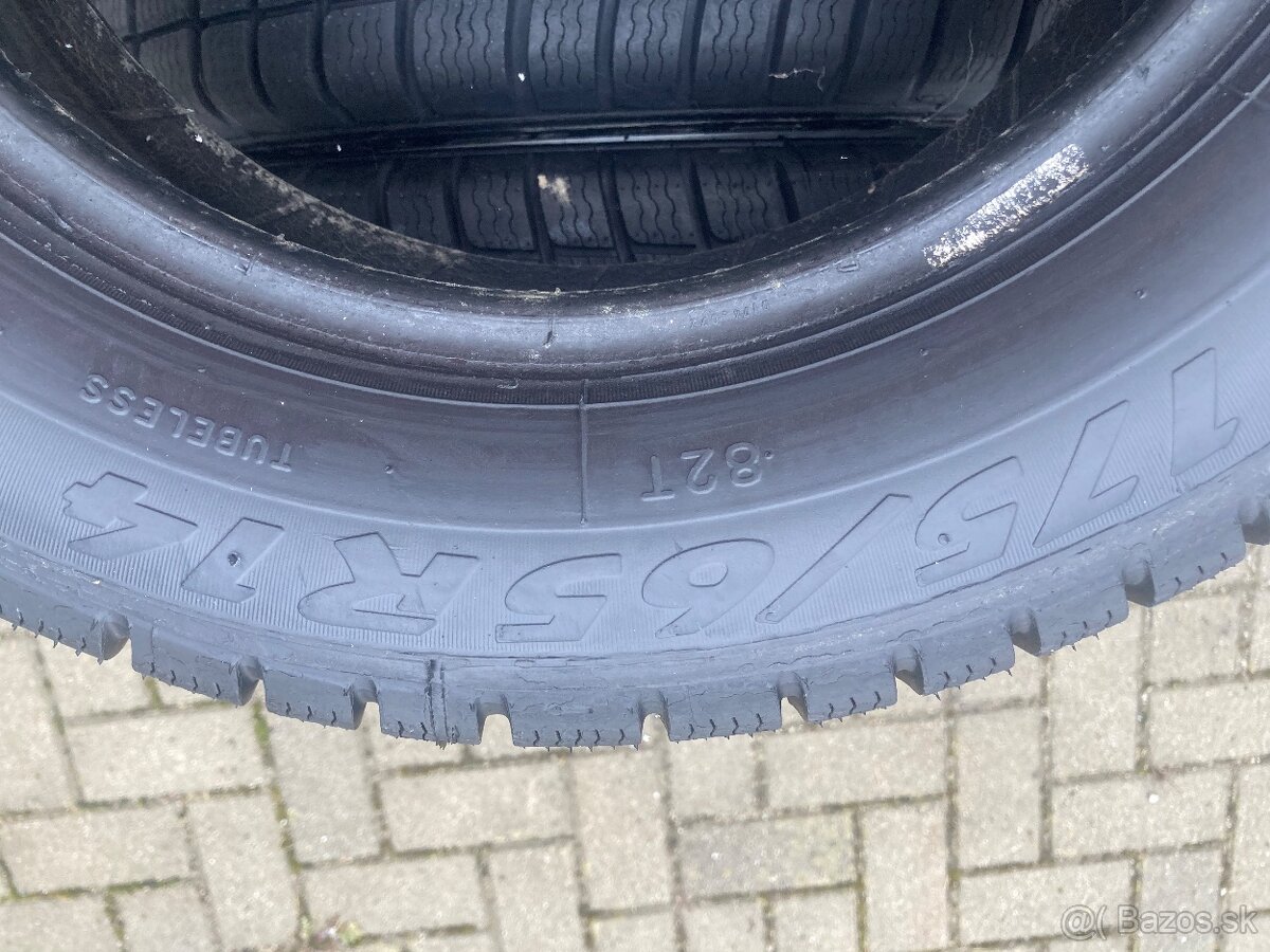 Predám nové zimné gumy 175/65 R14 protektor so zárukou - 7