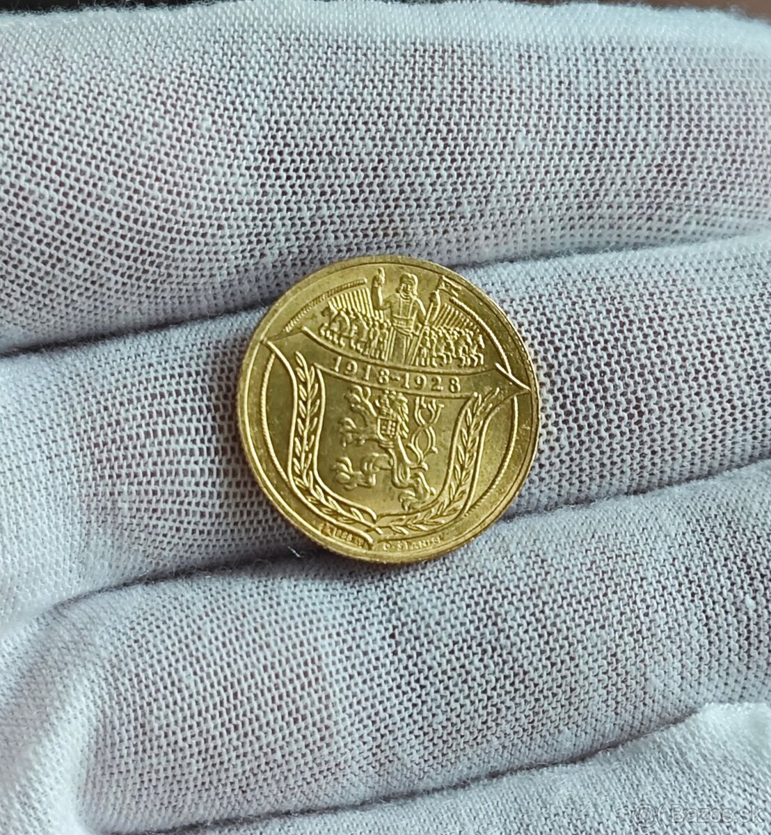 2 dukat 1928. Jsem ražen z českého kovu - 7