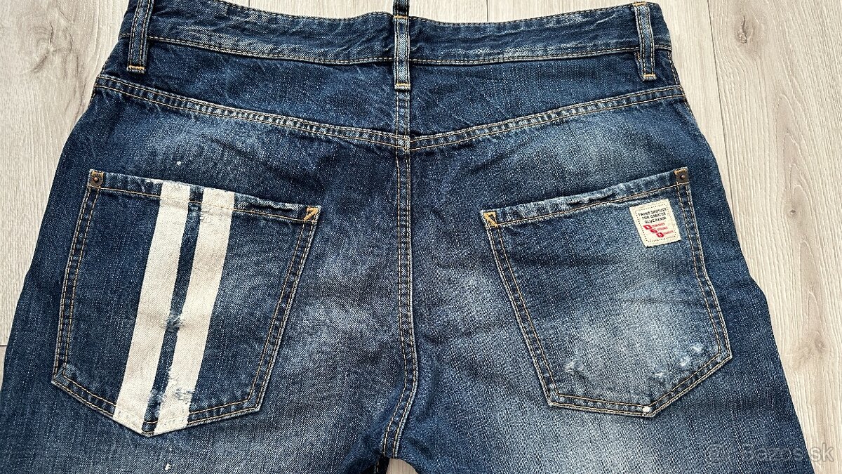 Pánske štýlové džínsy DSQARED2 - veľkosť48 - 33/31 - 7