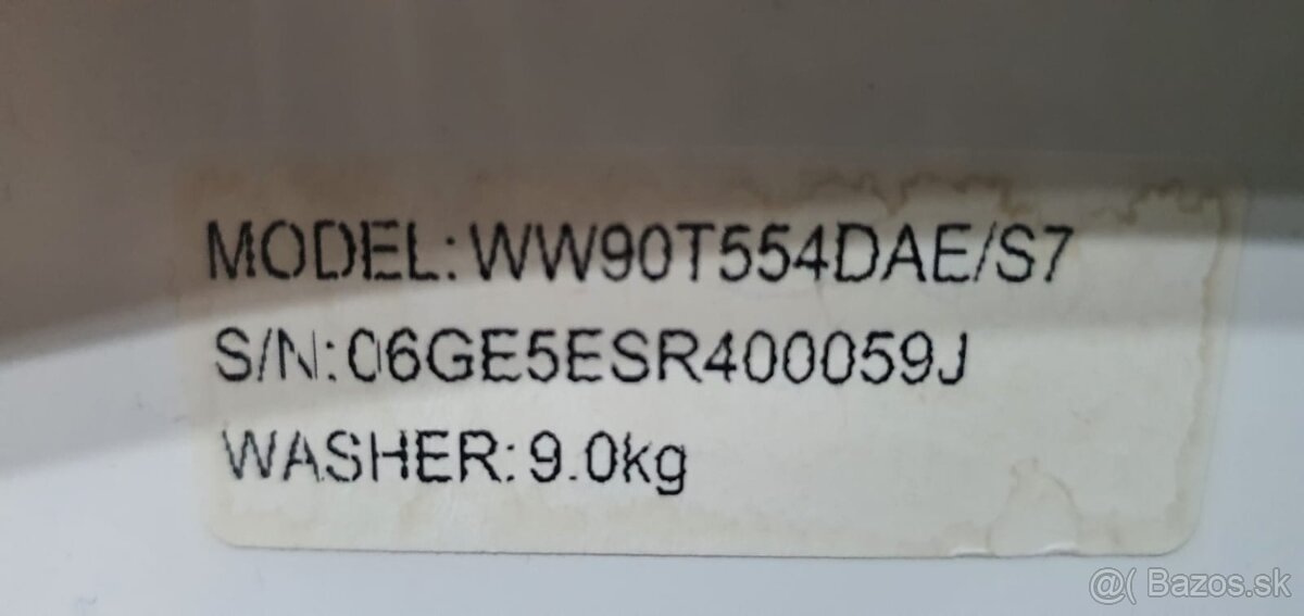 ☝️Predám práčku SAMSUNG-9 kg☝️ - 7