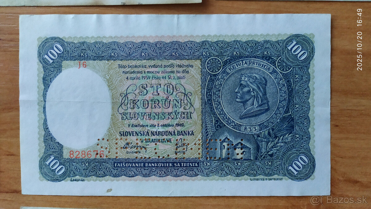 Slovenský štát 100 Ks - 7