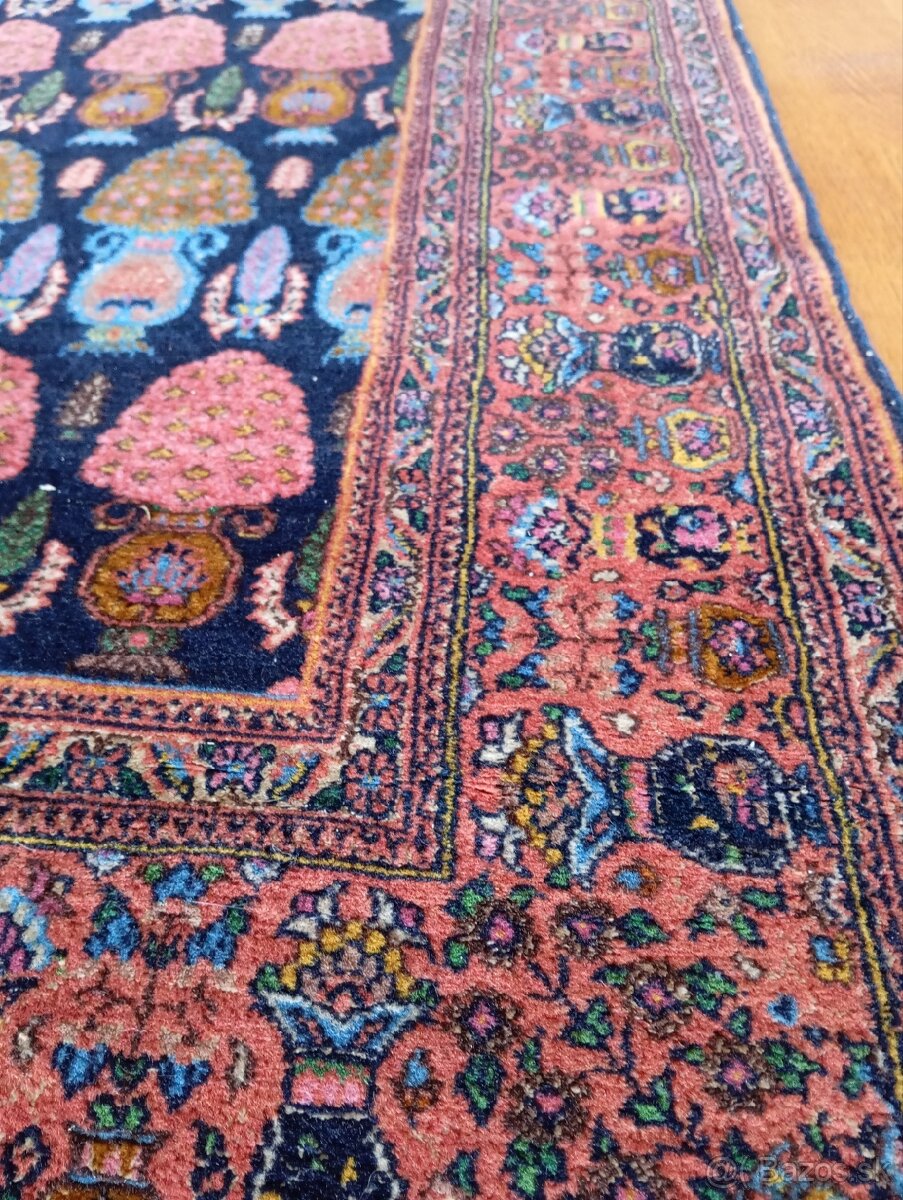 ⭐Investičný perzský hodvábny koberec Keshan 192x120 cm⭐ - 7