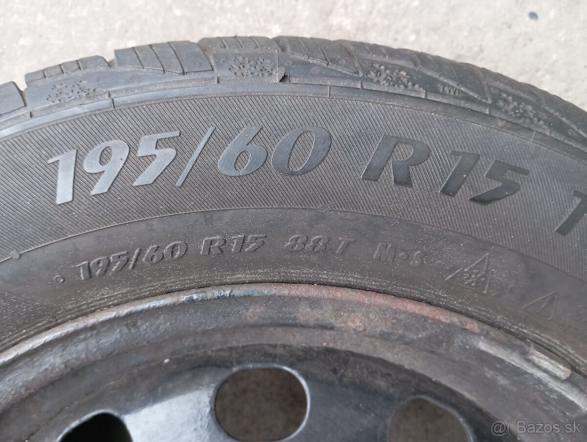195/60 r15 zimné pneumatiky - 7