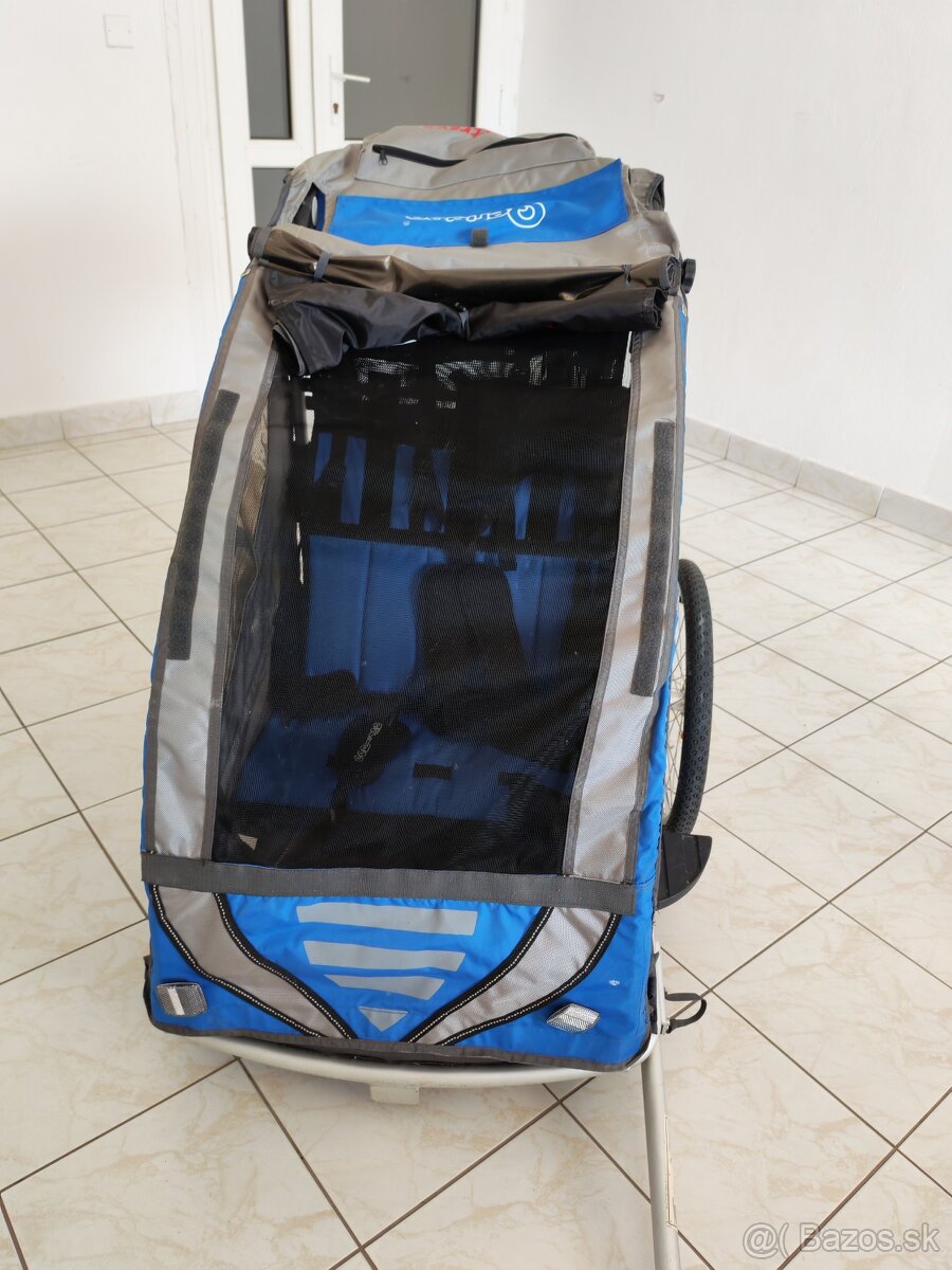 Cyklo vozík pre 2 deti Queridoo - 7