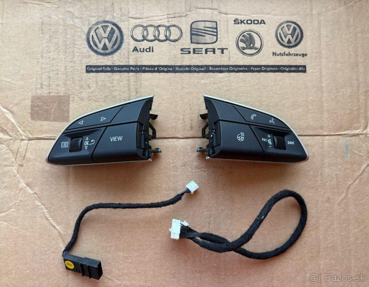 Audi tlacidla na volant tlačidlá multifunkcie na MF VOLANT - 7