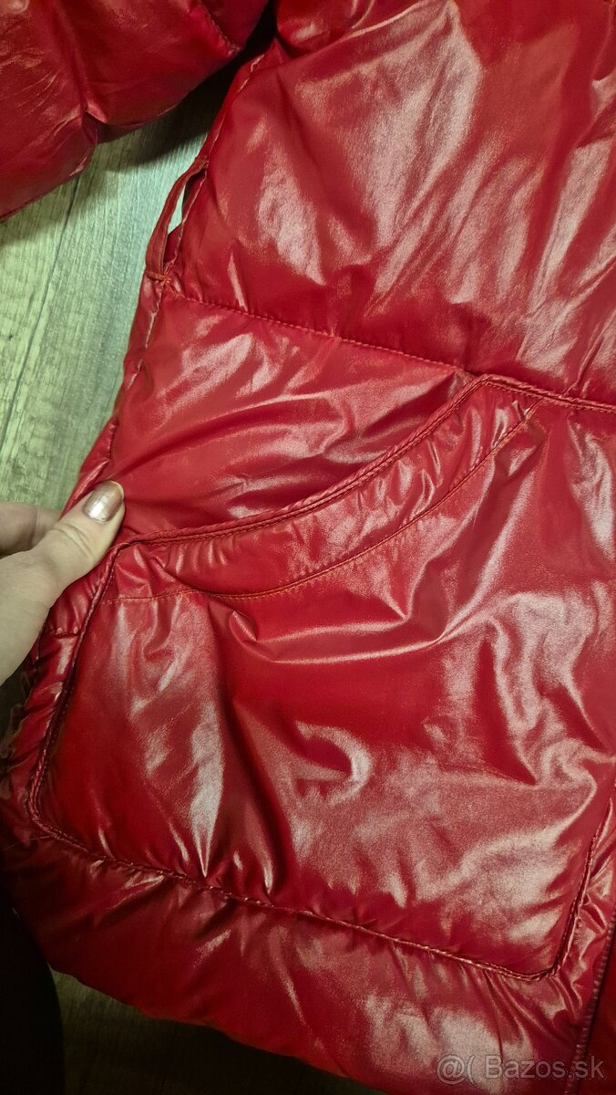 Červená zimná bunda Mohito - 7