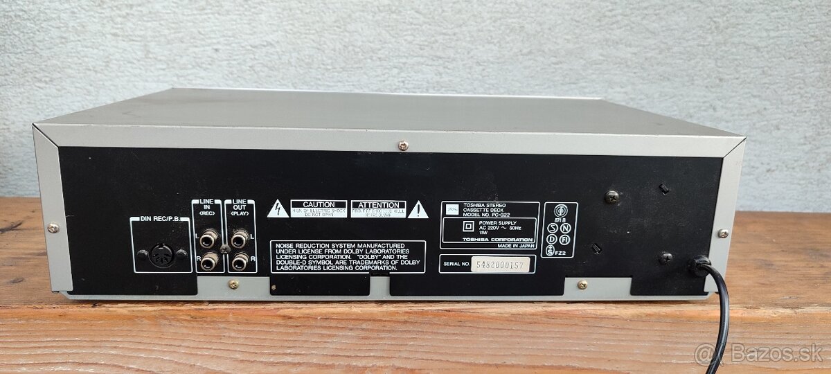 Tape deck Toshiba - 7