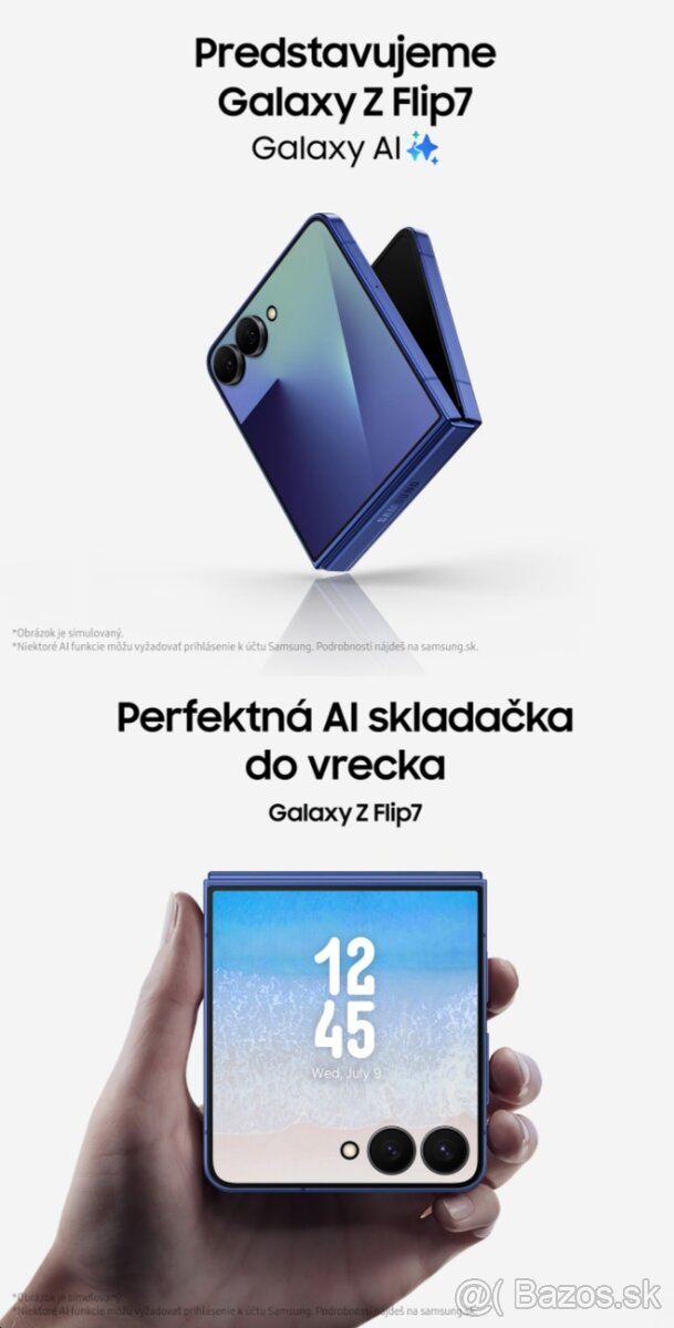 Samsung Galaxy Z Flip7 12GB/512GB Blue Shadow - 7