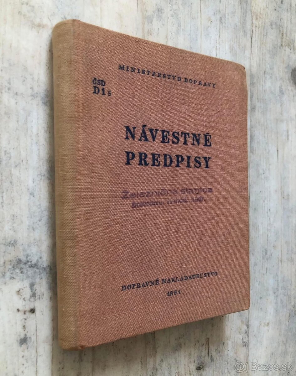 NÁVESTNÉ PREDPISY - rok 1954 - 7