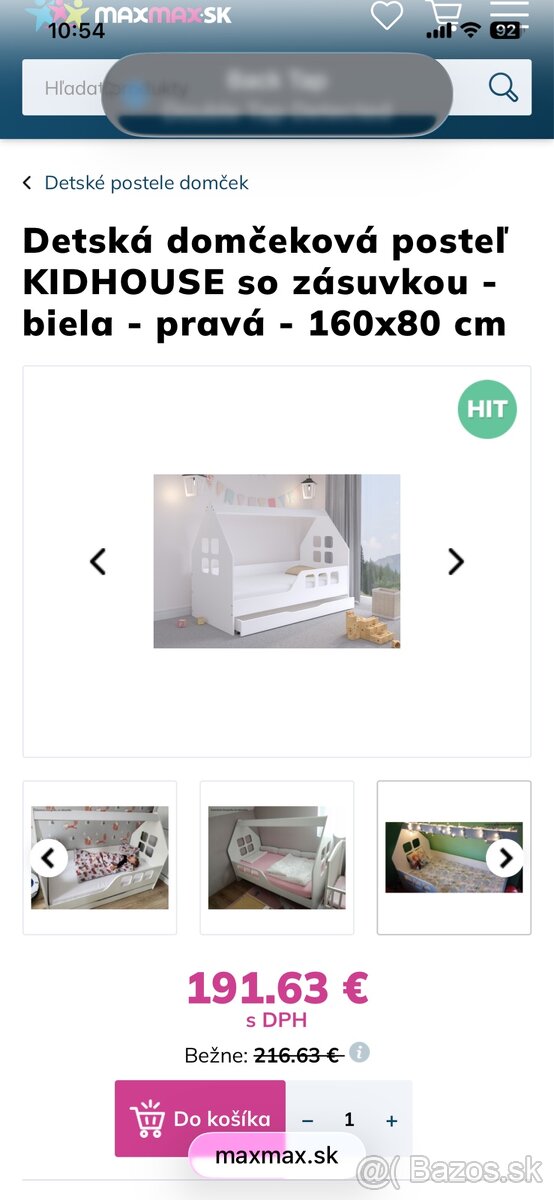 Predám detskú posteľ + matrac + 2 poťahy - 7