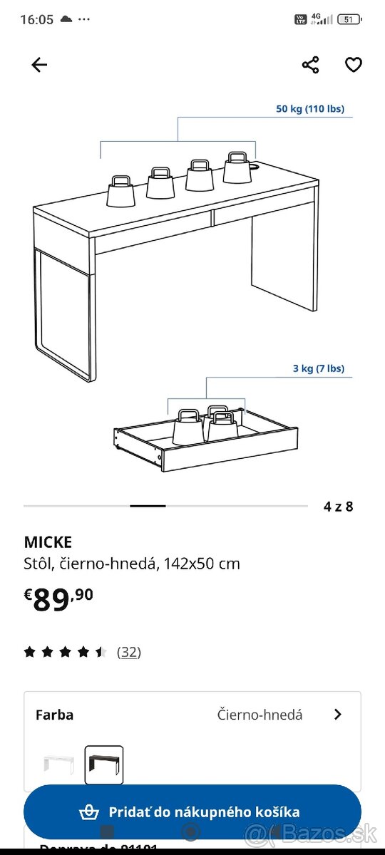 Stôl IKEA - 7